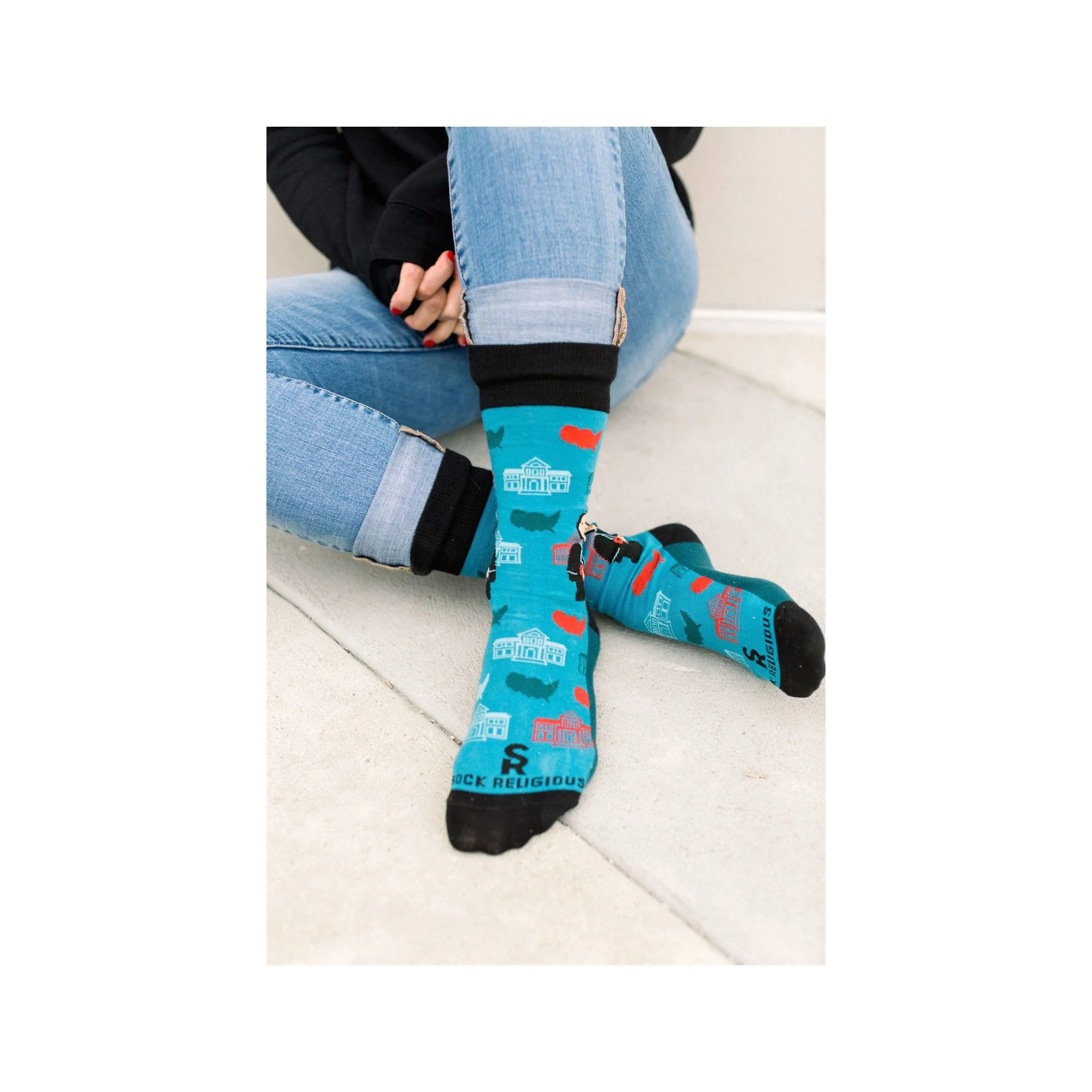 St. Elizabeth Ann Seton Adult Socks - Image 2