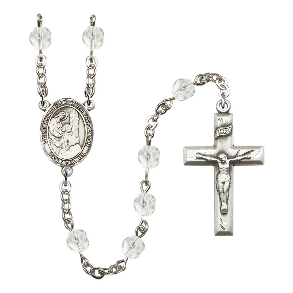 St. Elizabeth of the Visitation Crystal April Rosary