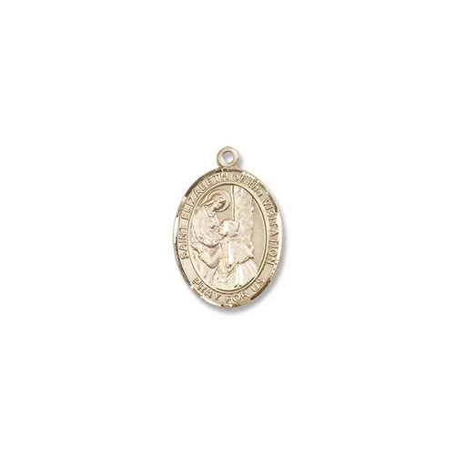 St. Elizabeth of the Visitation Pendant with Chain, Bliss, Gold Filled