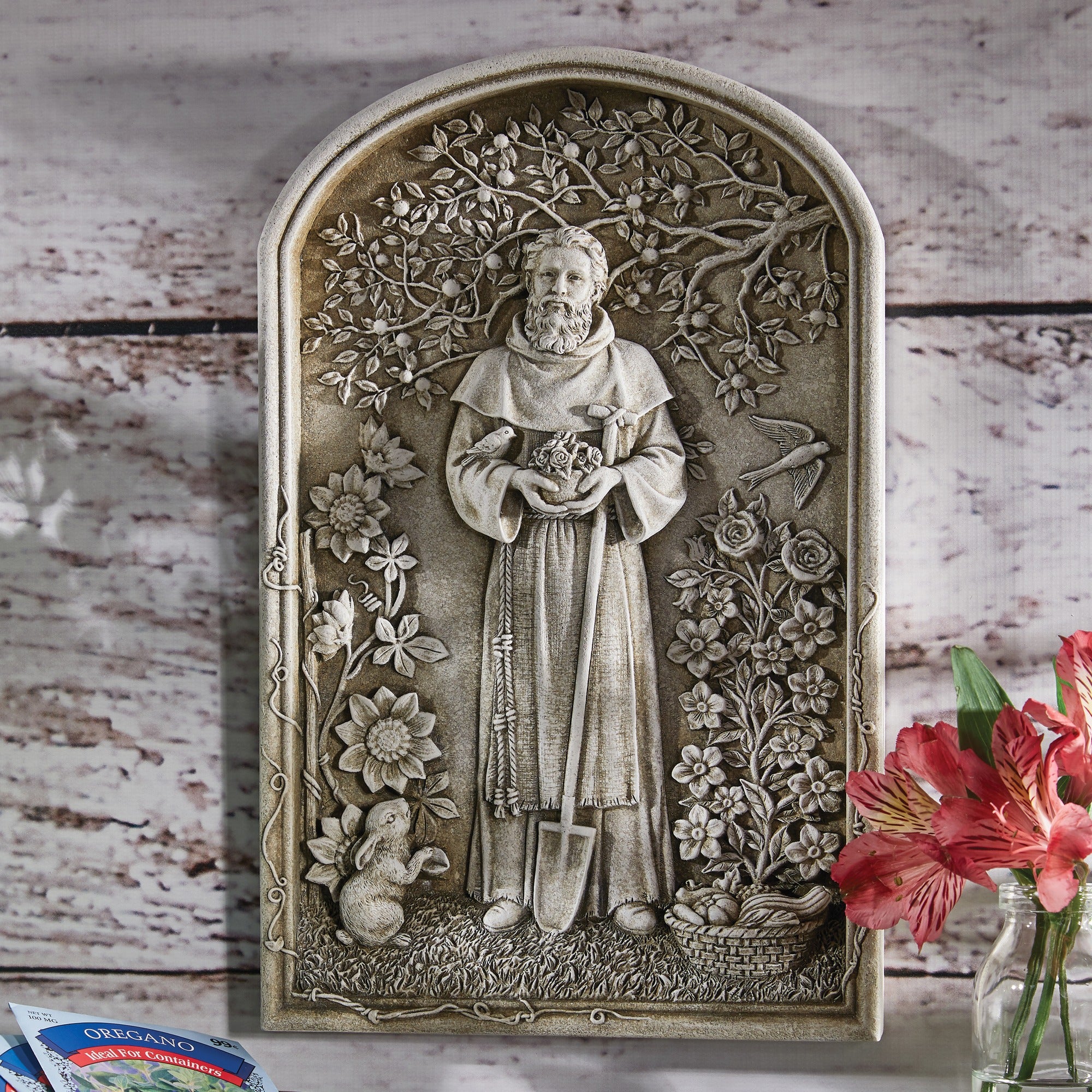 St. Fiacre Garden Plaque, 12" - Image 2