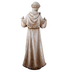 St. Francis Garden Statue with Bird Bath - 24" - Image 3