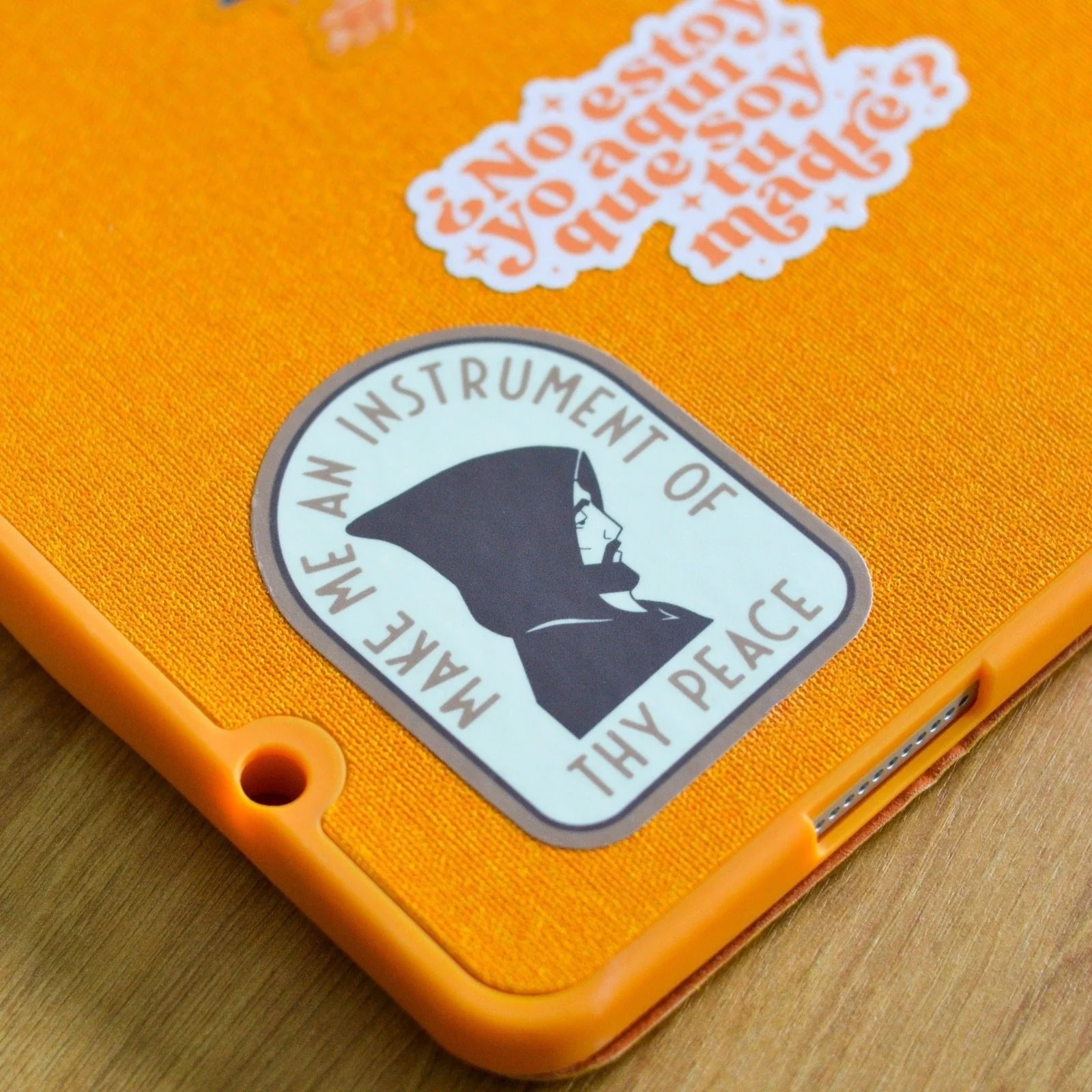 St. Francis Peace Vinyl Sticker - Image 3