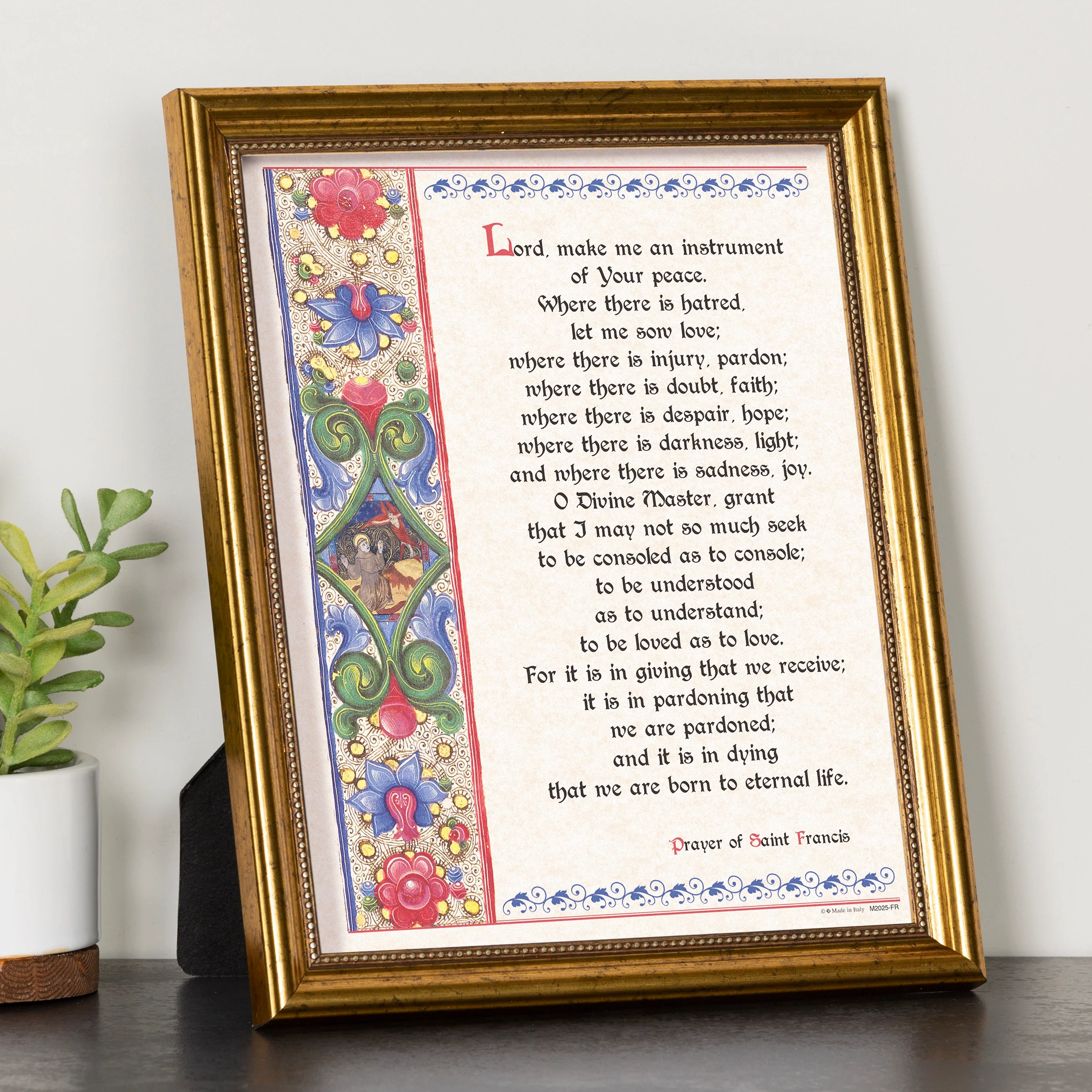 St. Francis Parchment Print - 8x10