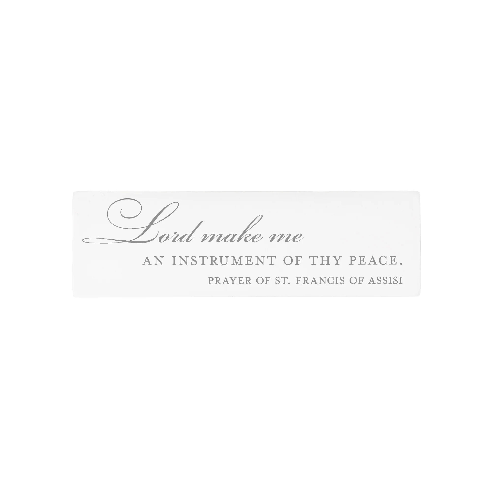 St. Francis Peace Prayer Block