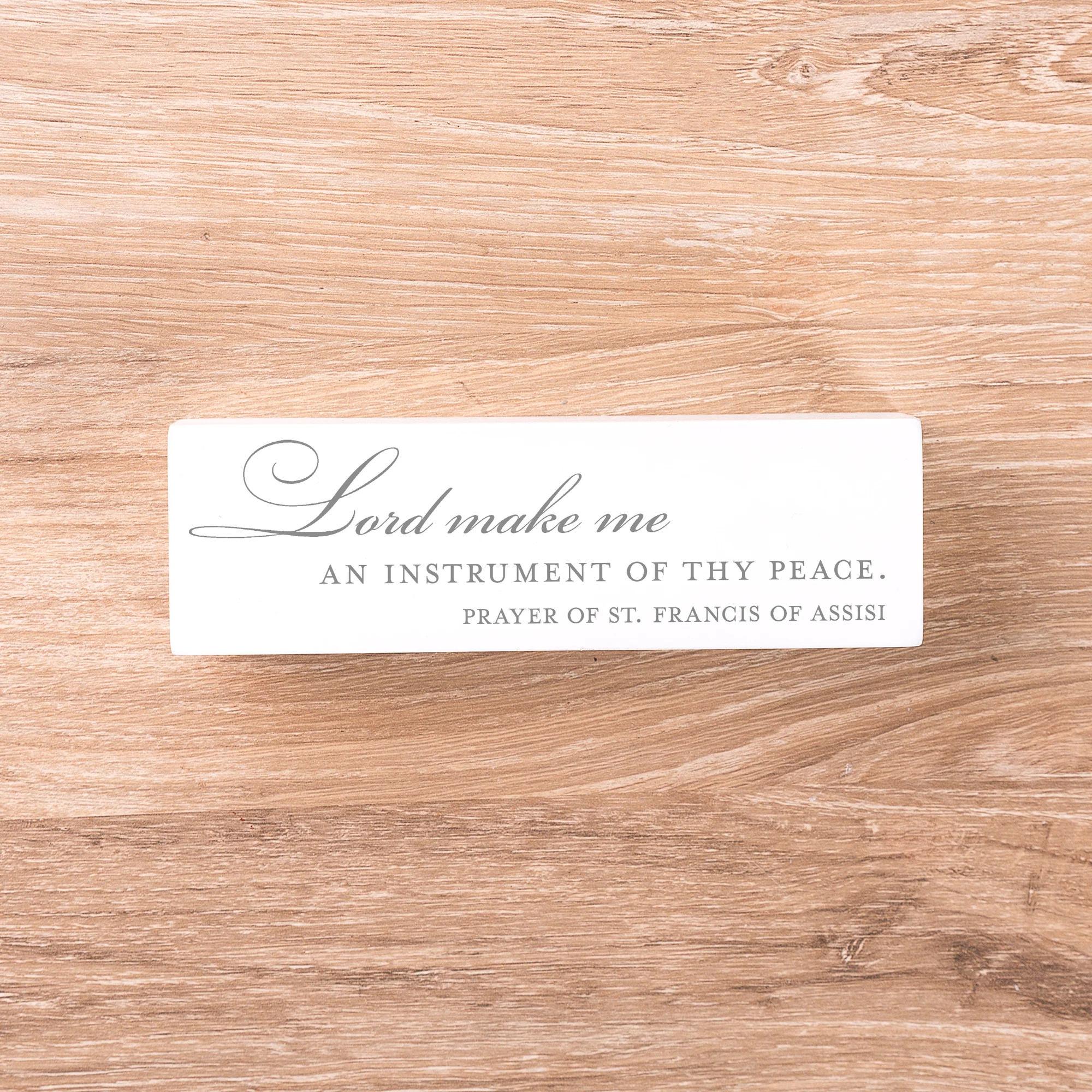 St. Francis Peace Prayer Block - Image 3