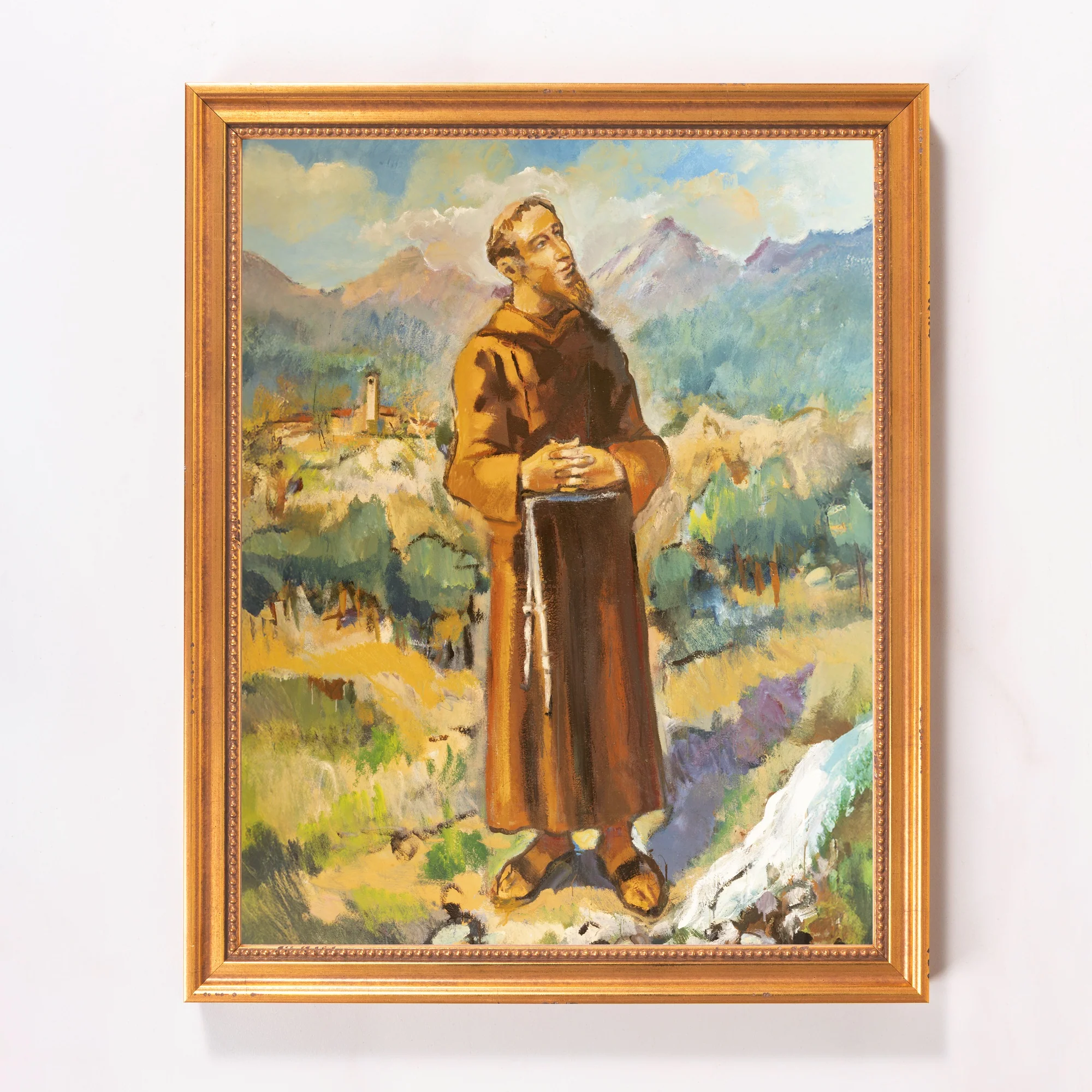 St. Francis Watercolor Framed Canvas - Sacred Classics Collection - Image 5
