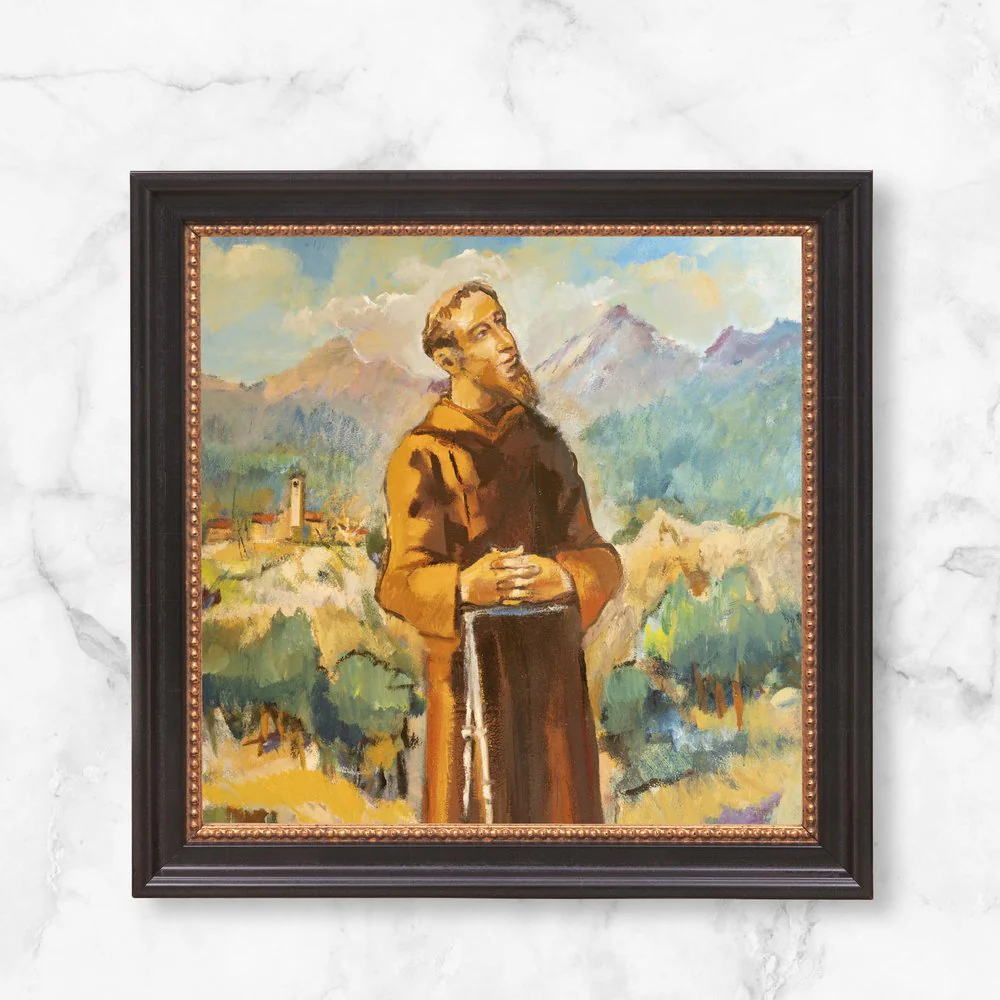 St. Francis Watercolor Framed Canvas - Sacred Mini Collection - Image 10