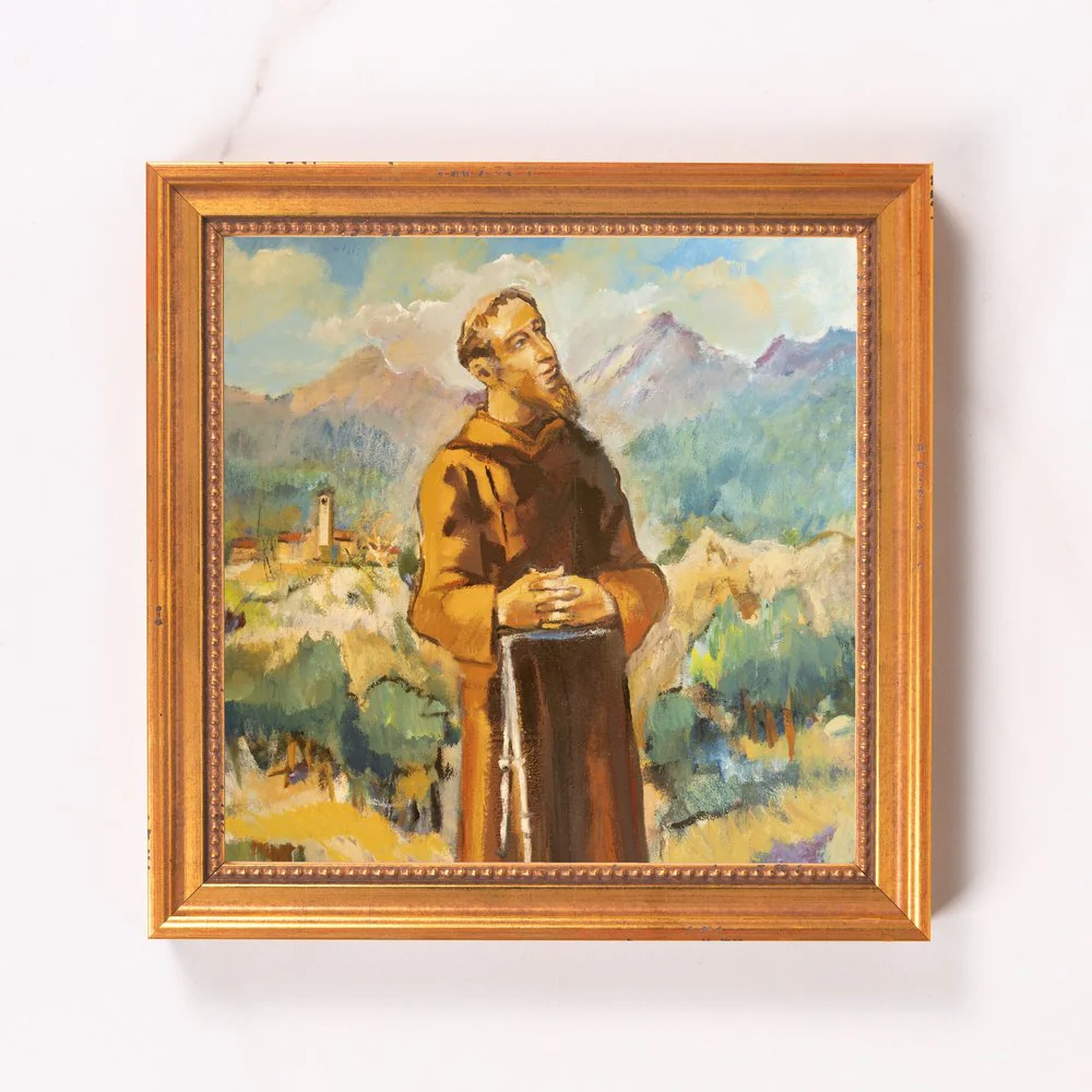 St. Francis Watercolor Framed Canvas - Sacred Mini Collection - Image 6