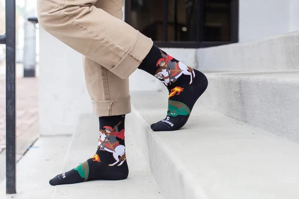 St. George & the Dragon Adult Socks - Image 3