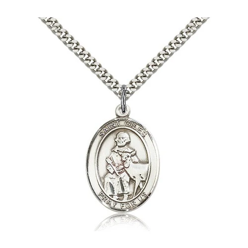 St. Giles Pendant with Chain, Bliss, Sterling Silver