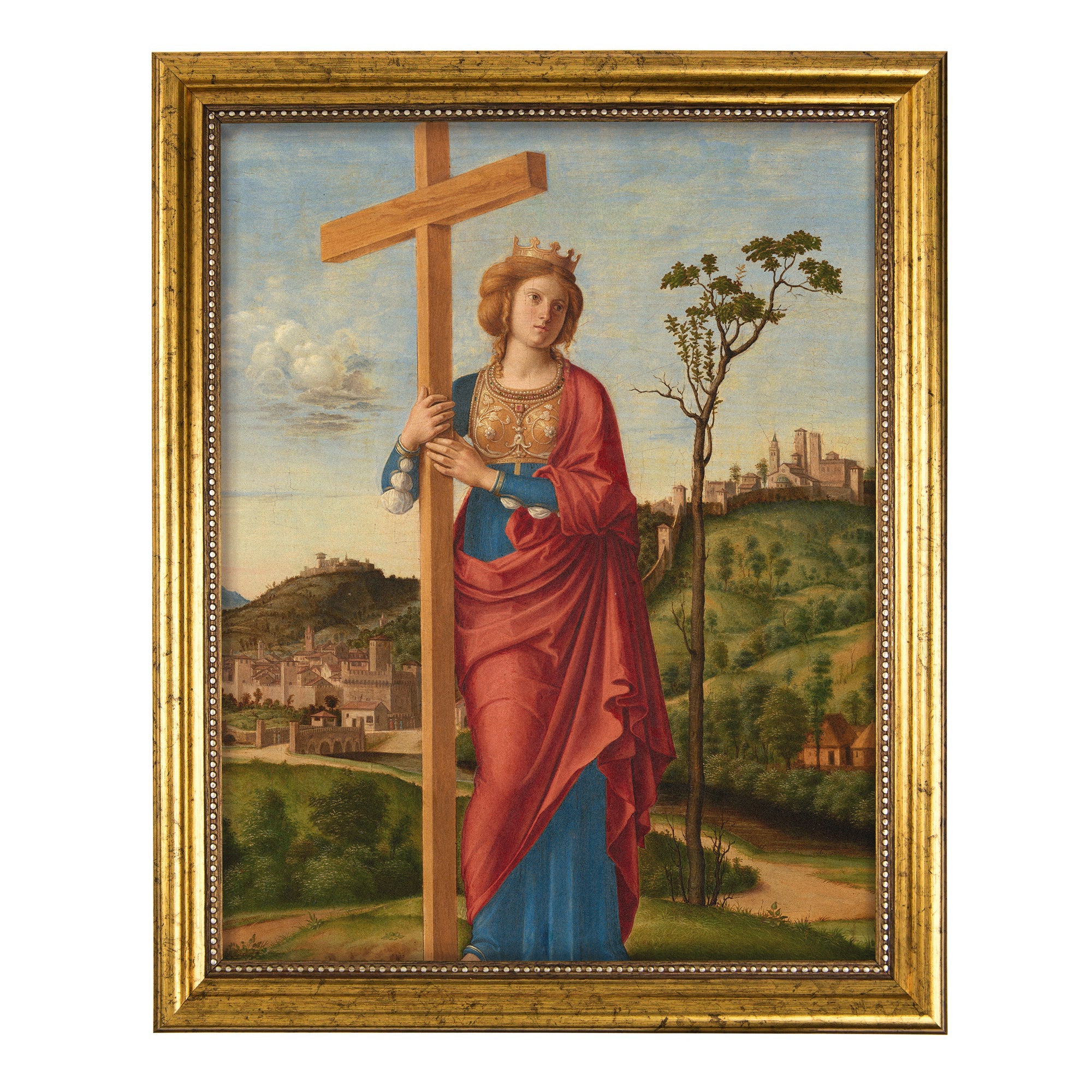 St. Helena Antique Gold Framed Print - Multiple Sizes - Image 2