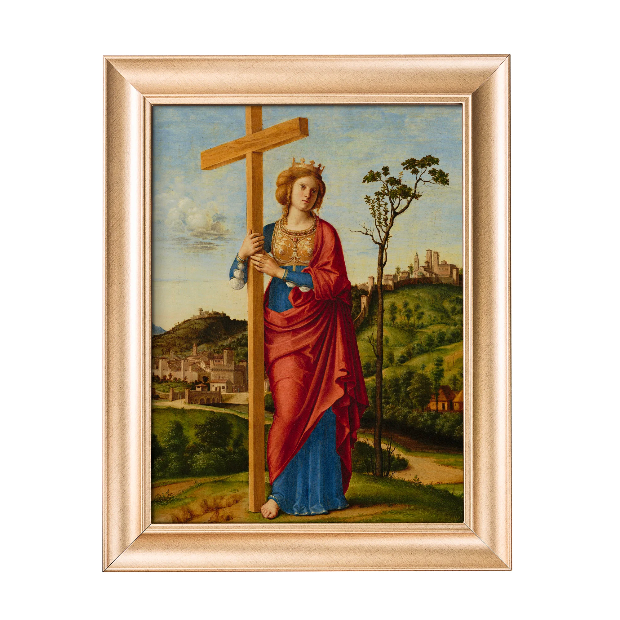 St. Helena Antique Gold Framed Print - Multiple Sizes - Image 4