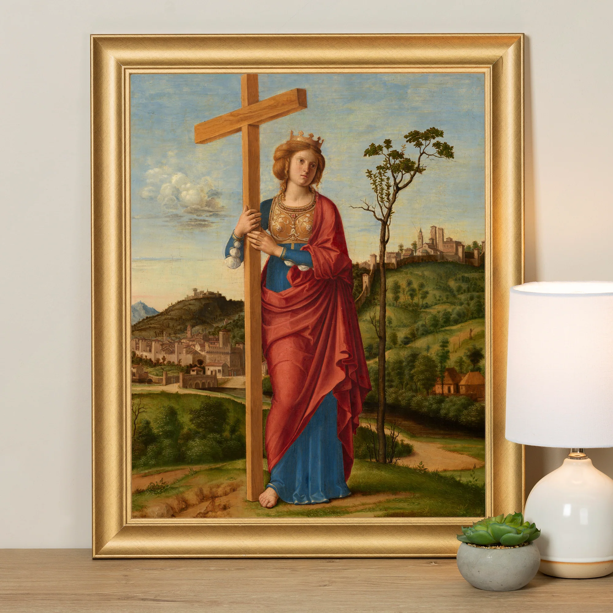 St. Helena Antique Gold Framed Print - Multiple Sizes - Image 5