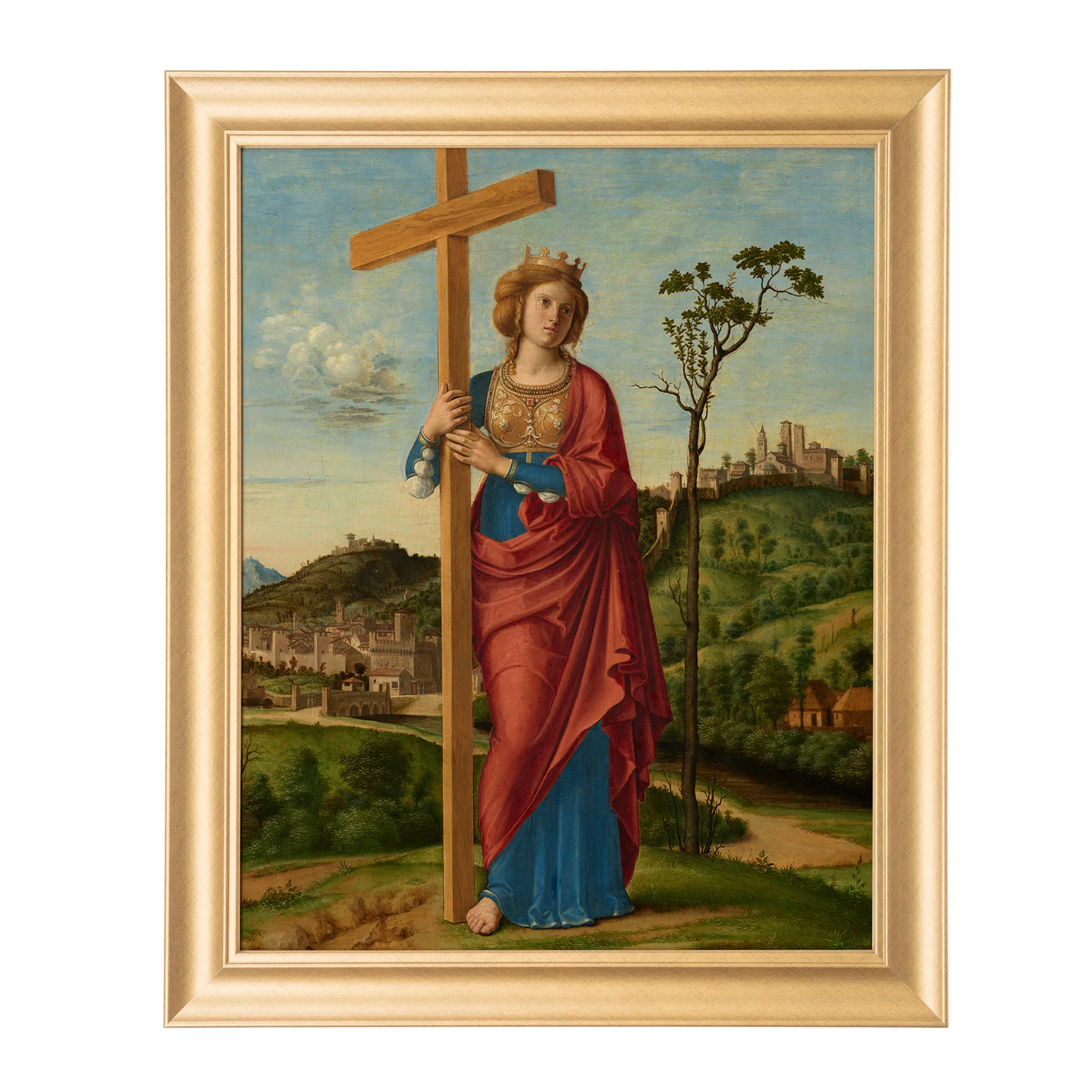 St. Helena Antique Gold Framed Print - Multiple Sizes - Image 6