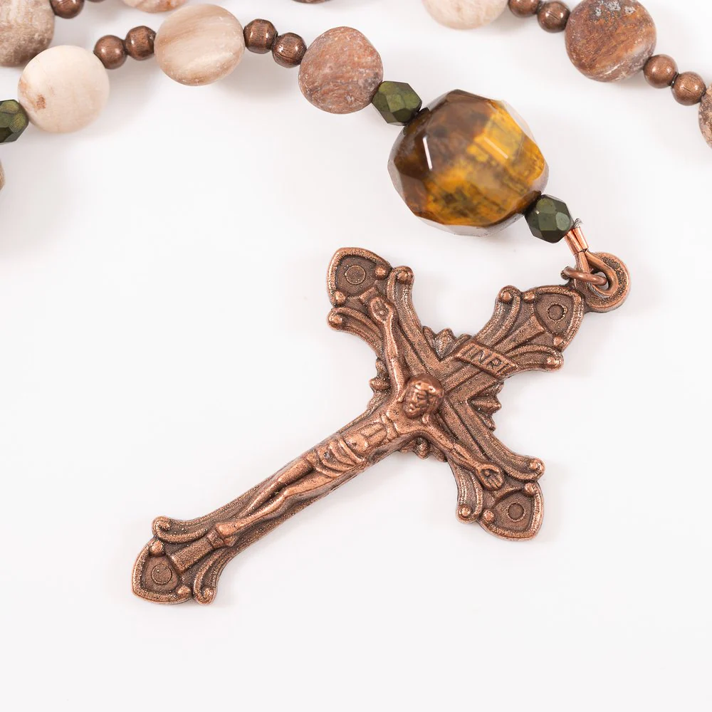St. Hildegard Honeycomb Rosary - Image 3