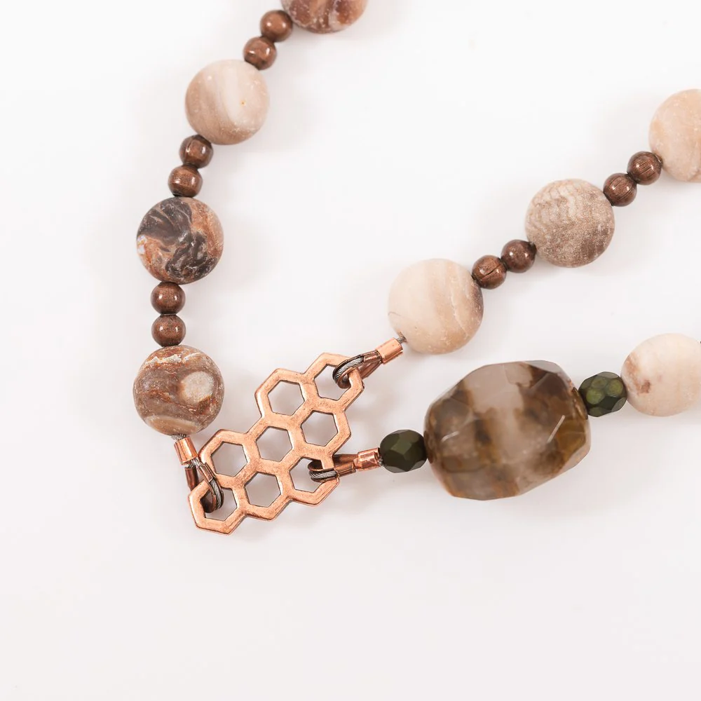 St. Hildegard Honeycomb Rosary - Image 4