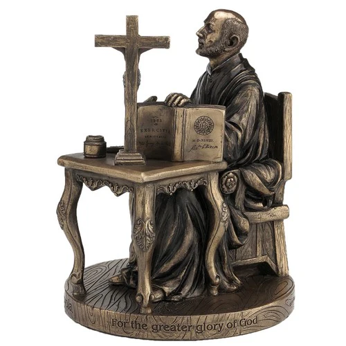 St. Ignatius of Loyola Statue, 6.5" - Image 3