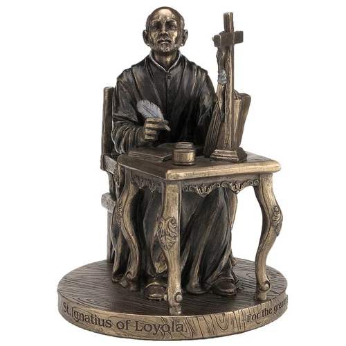 St. Ignatius of Loyola Statue, 6.5" - Image 4