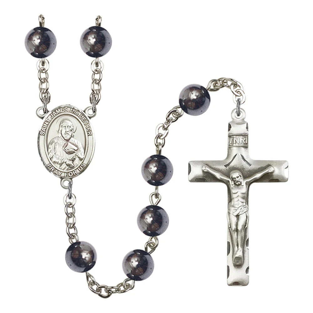 St. James The Lesser 8mm Hematite Rosary