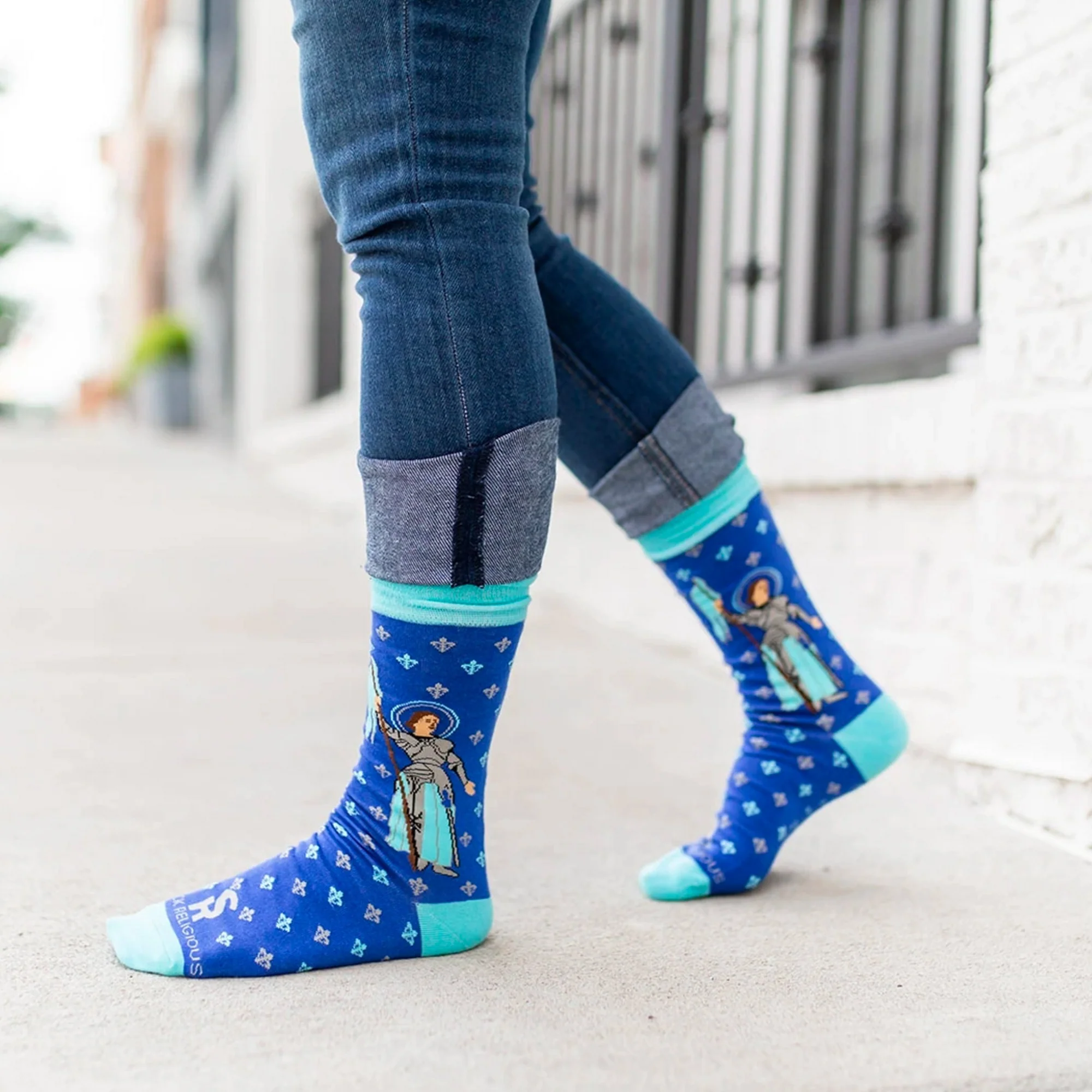 St. Joan of Arc Socks