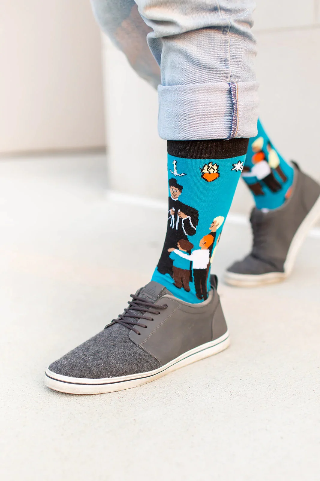 St. John Bosco Adult Socks - Image 2