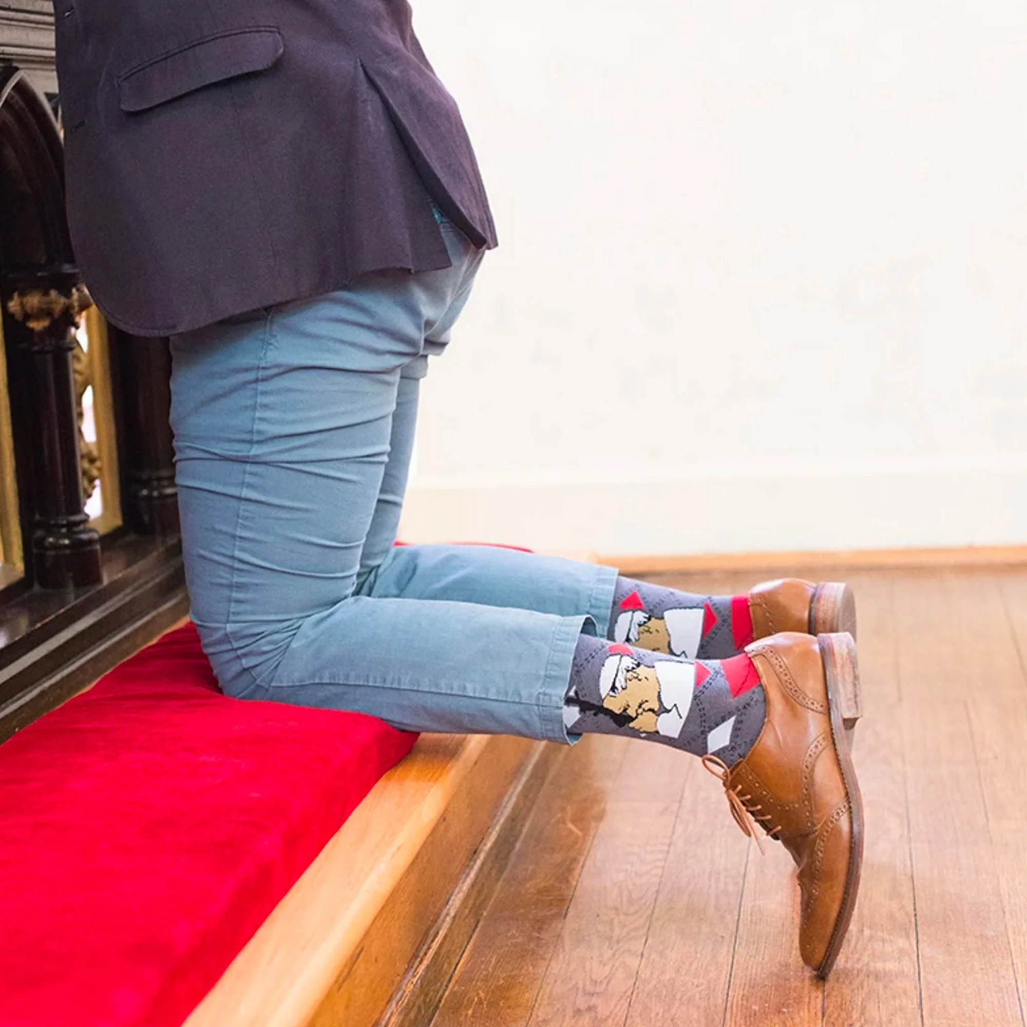 St. John Paul II Socks - Adult - Image 3