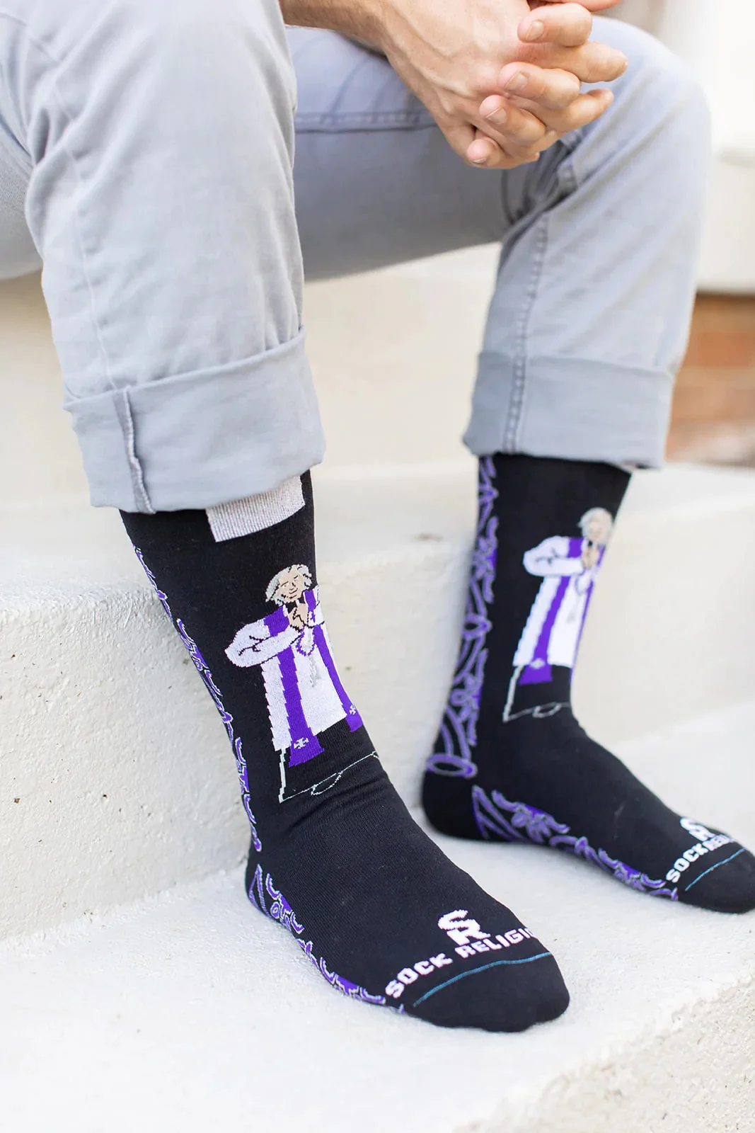 St. John Vianney Adult Socks - Image 4