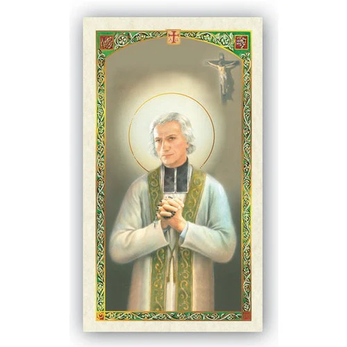 St. John Vianney Laminated Prayer Card