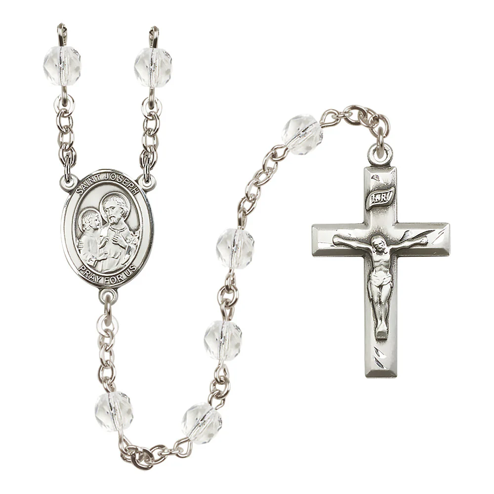 St. Joseph Birthstone Rosary - Multiple Birthstones - Image 3