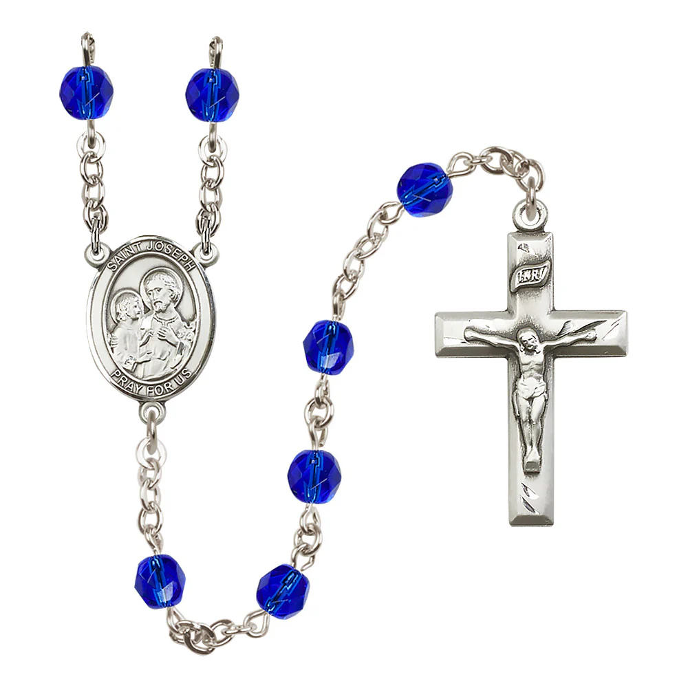 St. Joseph Birthstone Rosary - Multiple Birthstones - Image 7