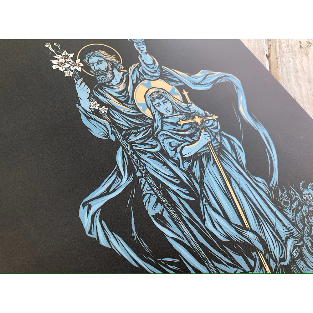 St. Joseph Terror of Demons Unframed Print - 8.5" x 11" - Image 2