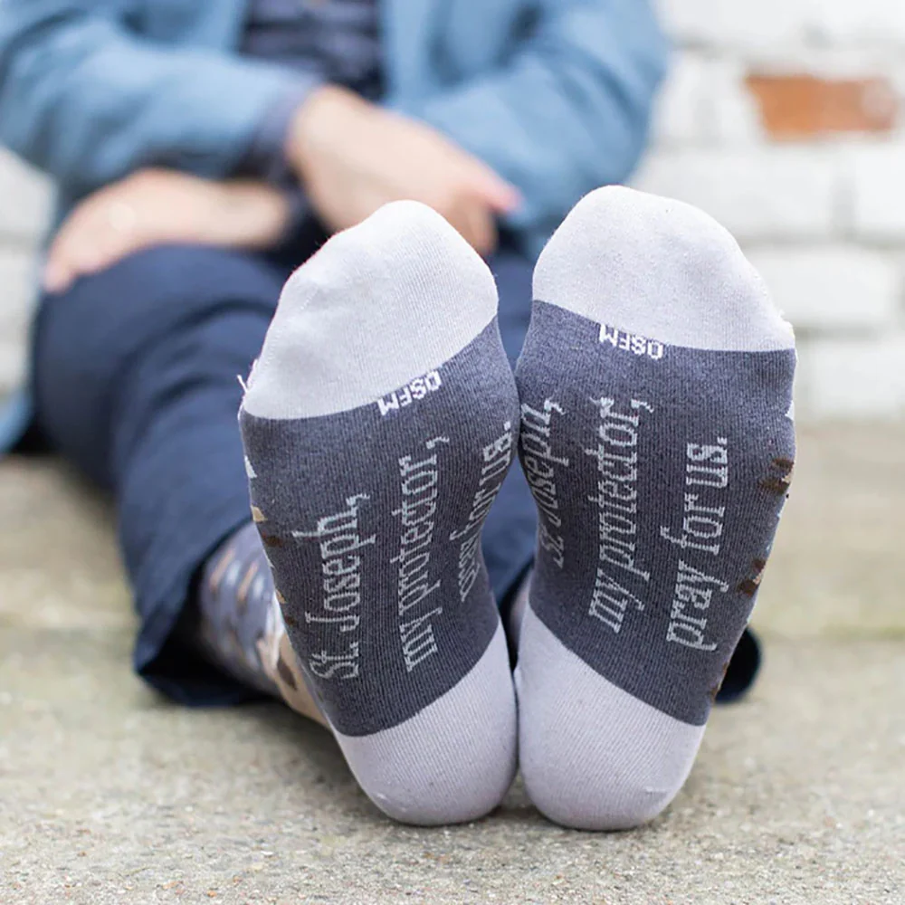 St. Joseph the Worker Adult Socks - Image 2