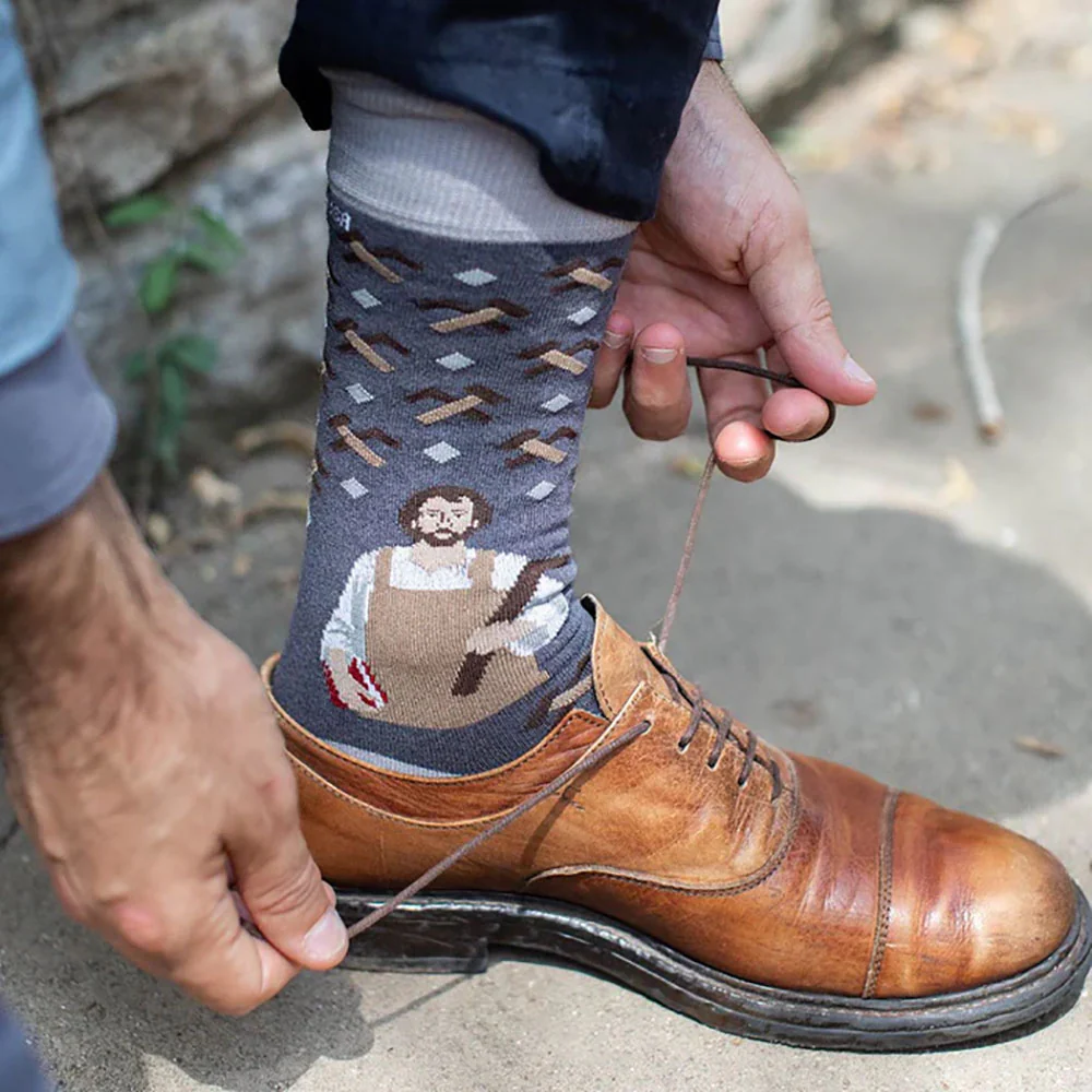 St. Joseph the Worker Adult Socks - Image 4