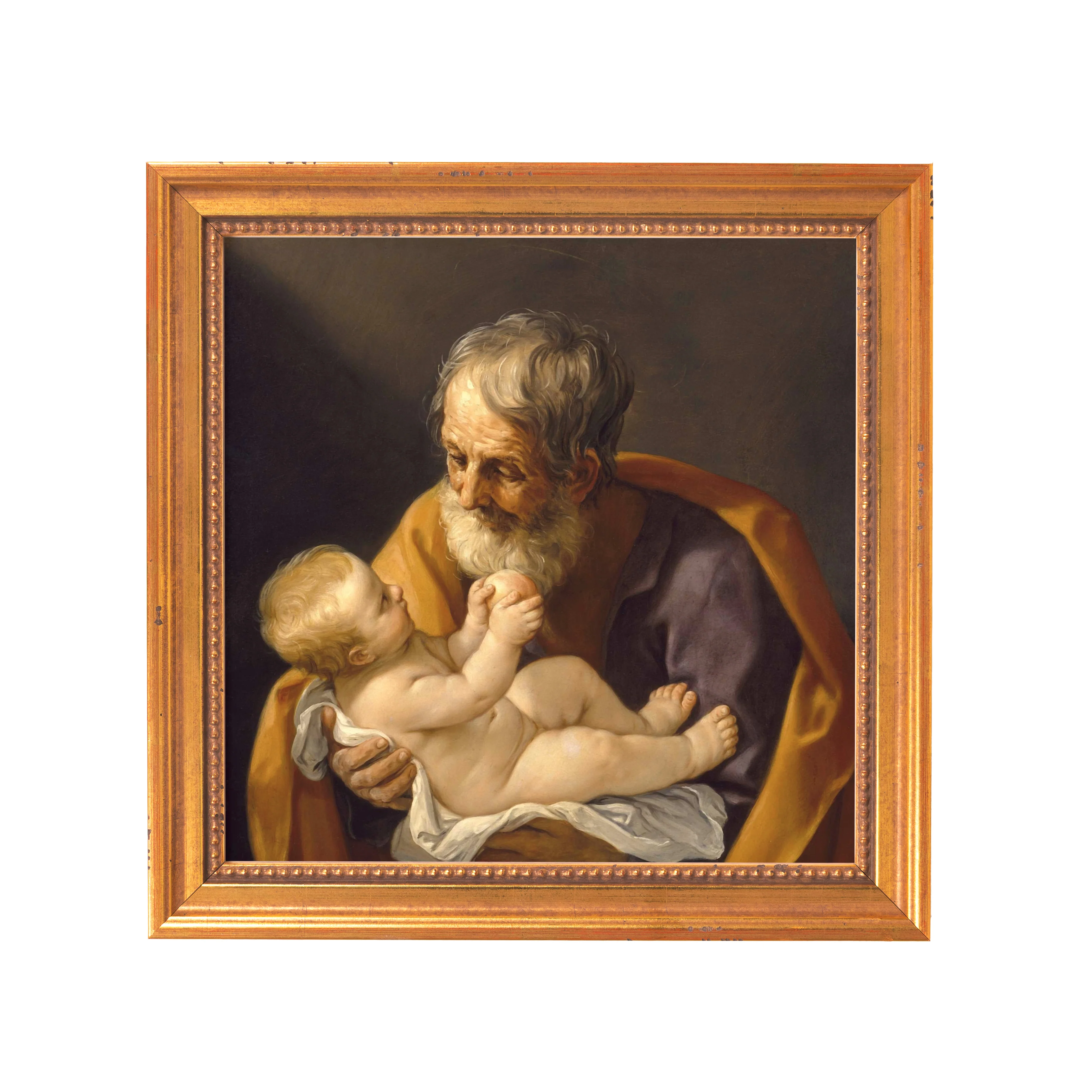 St. Joseph with the Infant Jesus Framed Canvas - Sacred Mini Collection - Image 10