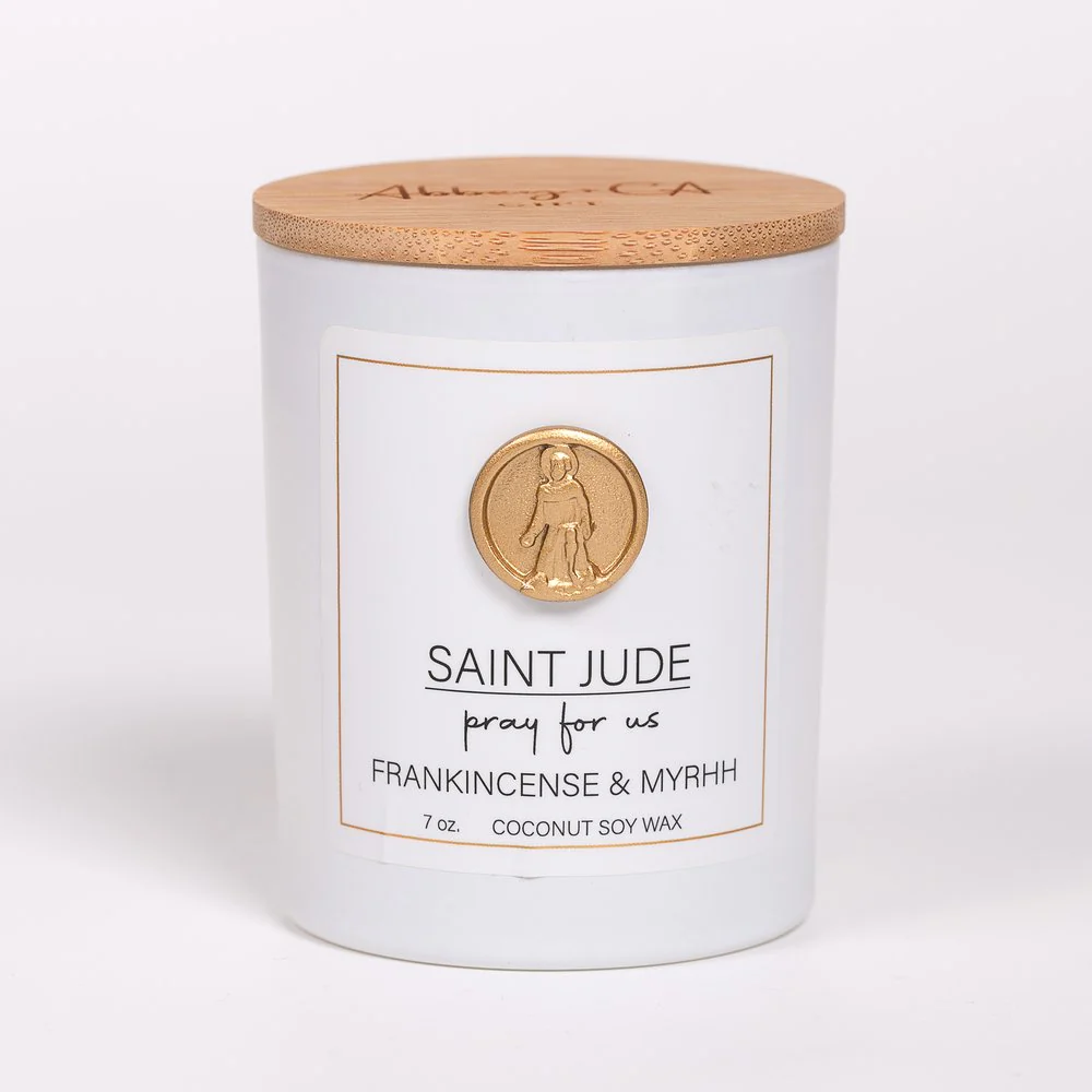 St. Jude Hope Candle - Frankincense & Myrhh