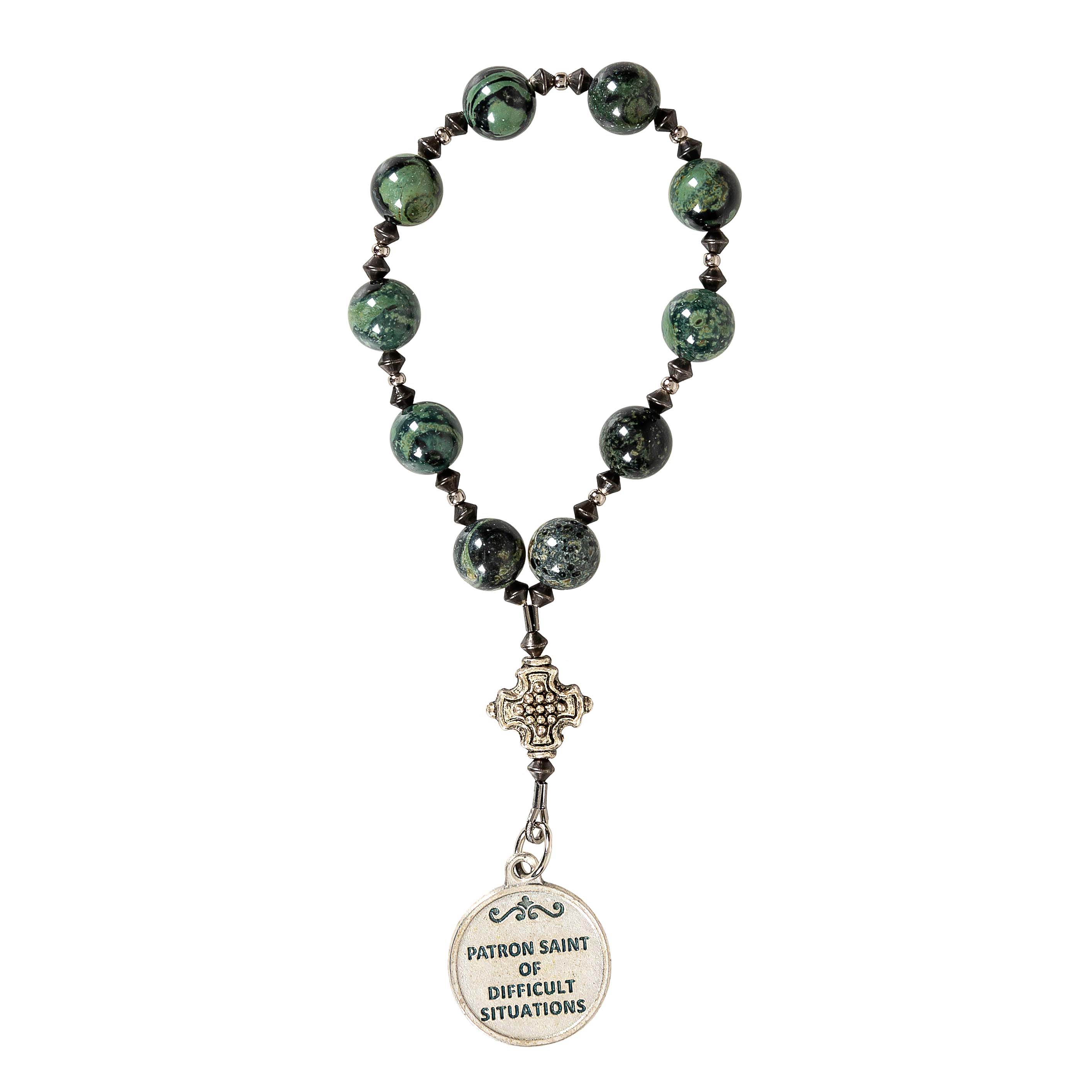 St. Jude Impossible Causes Decade Rosary with Card - Image 2