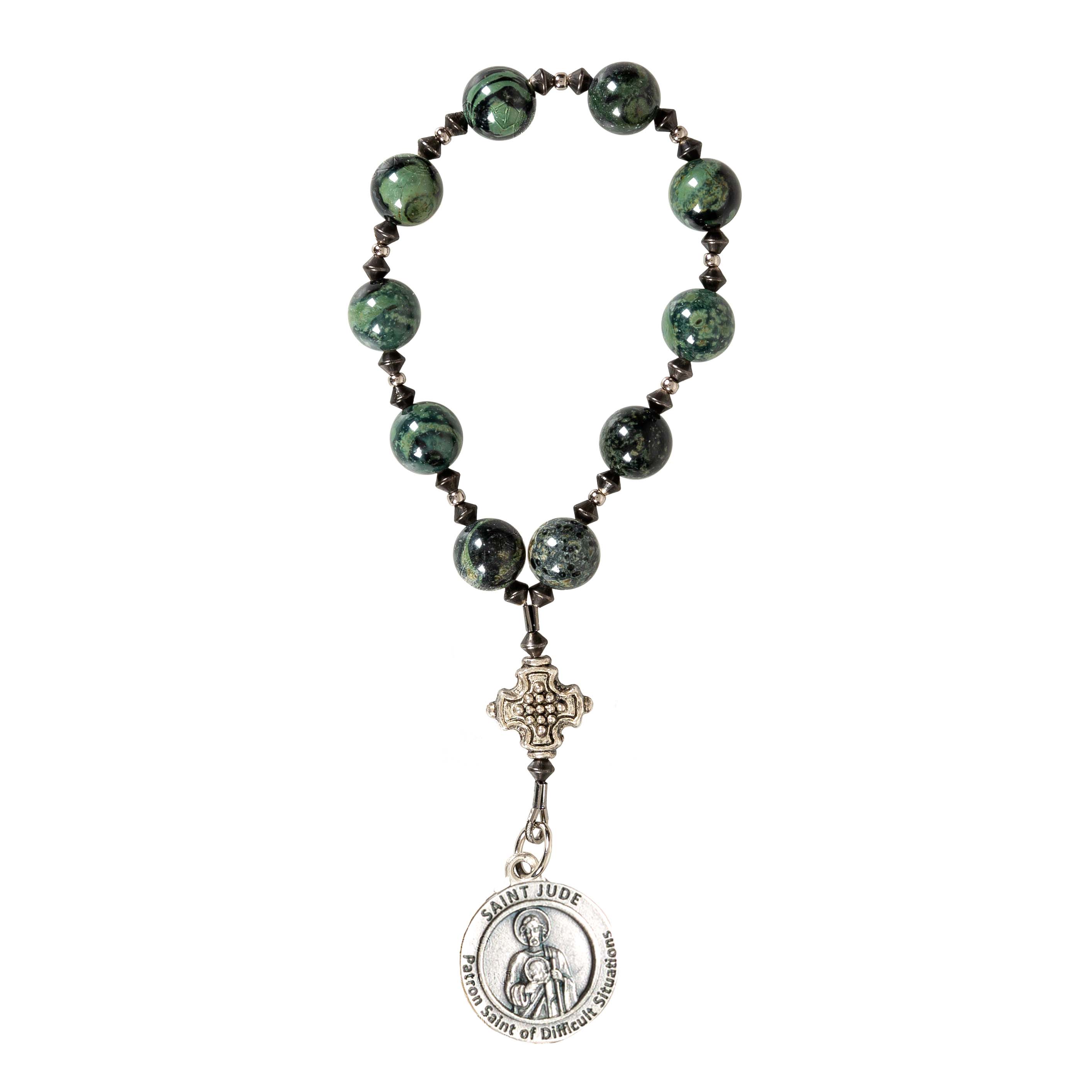 St. Jude Impossible Causes Decade Rosary with Card - Image 3