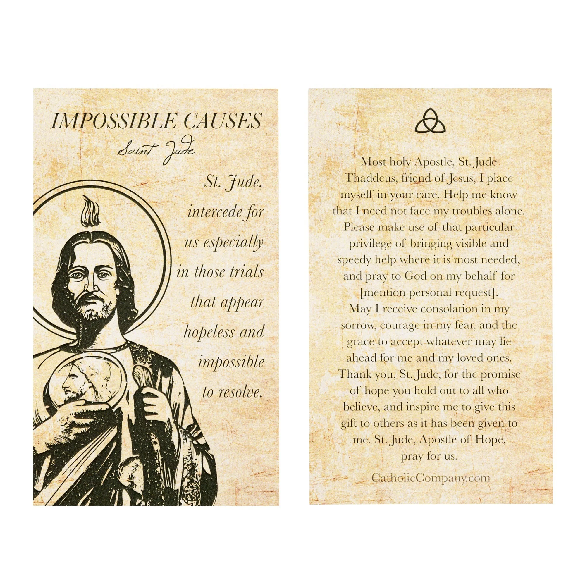 St. Jude Impossible Causes Decade Rosary with Card - Image 4