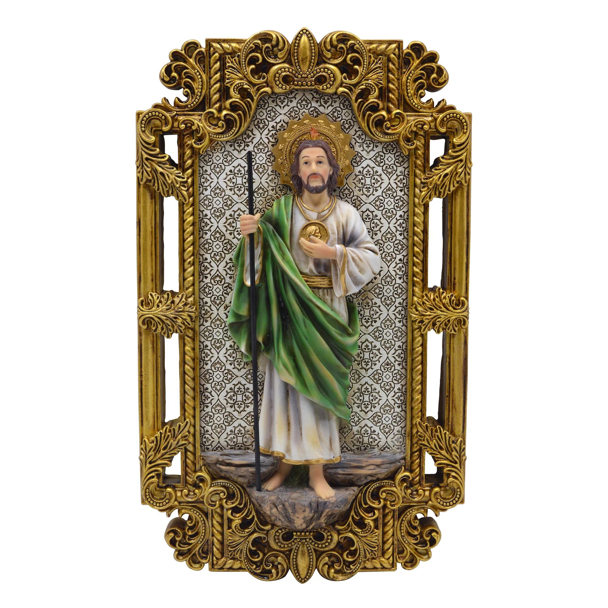 St. Jude Ornate Medallion Wall Plaque