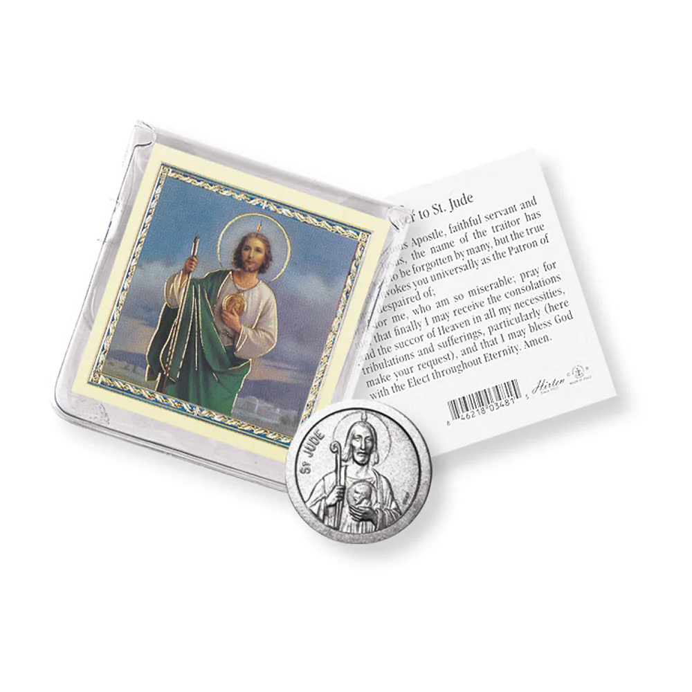 St. Jude Pocket Coin & Prayer Card Set