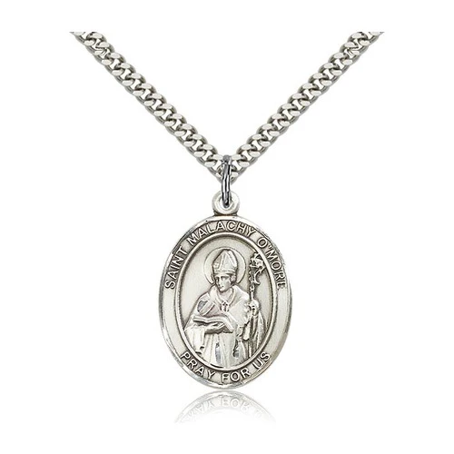 St. Malachy O'more Pendant with Chain, Bliss, Sterling Silver
