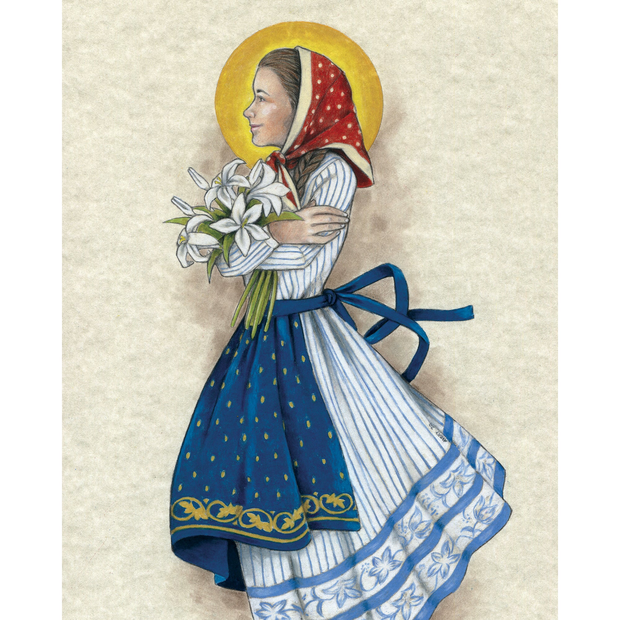 St. Maria Goretti Art Print