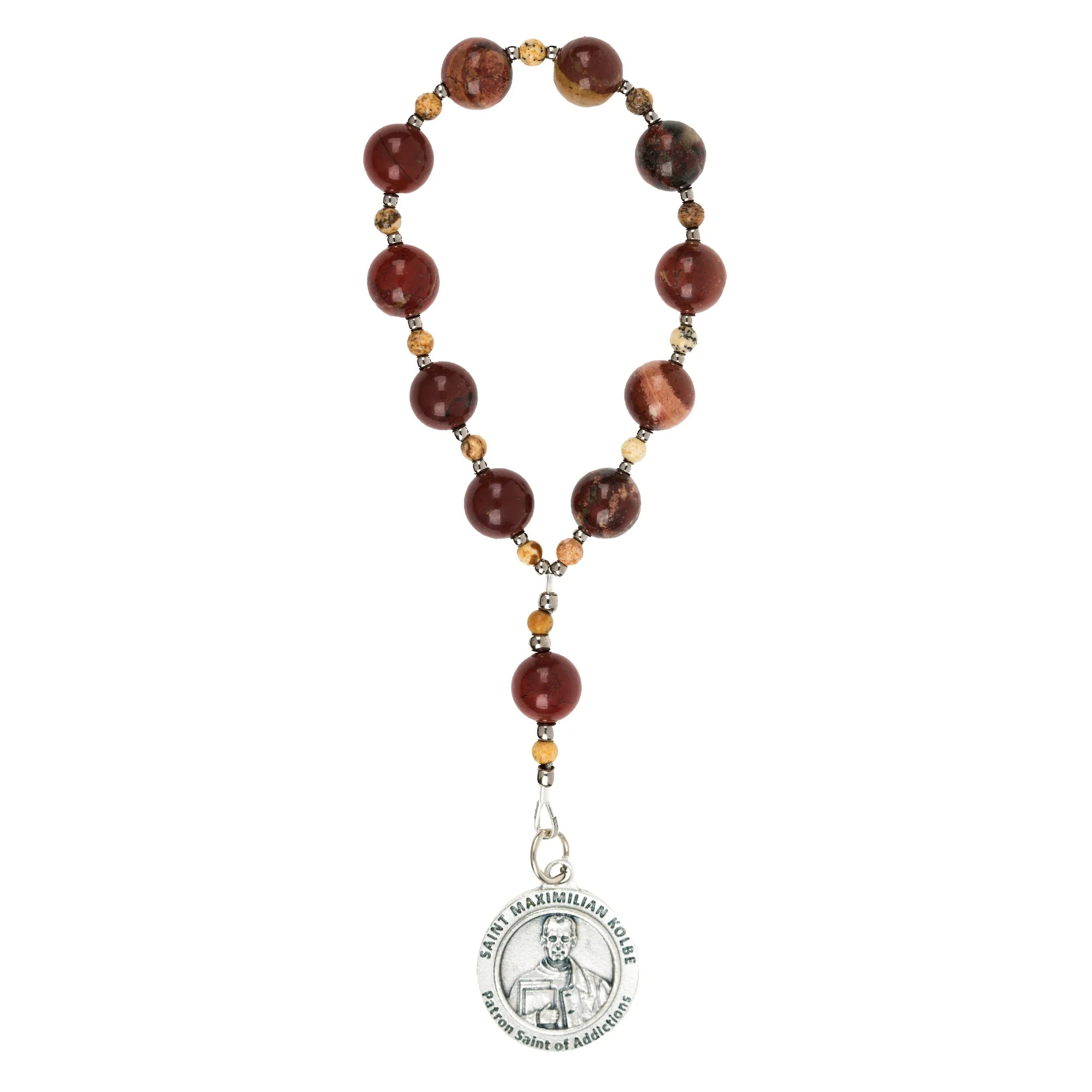 St. Maximilian Kolbe Addiction Decade Rosary - Image 3