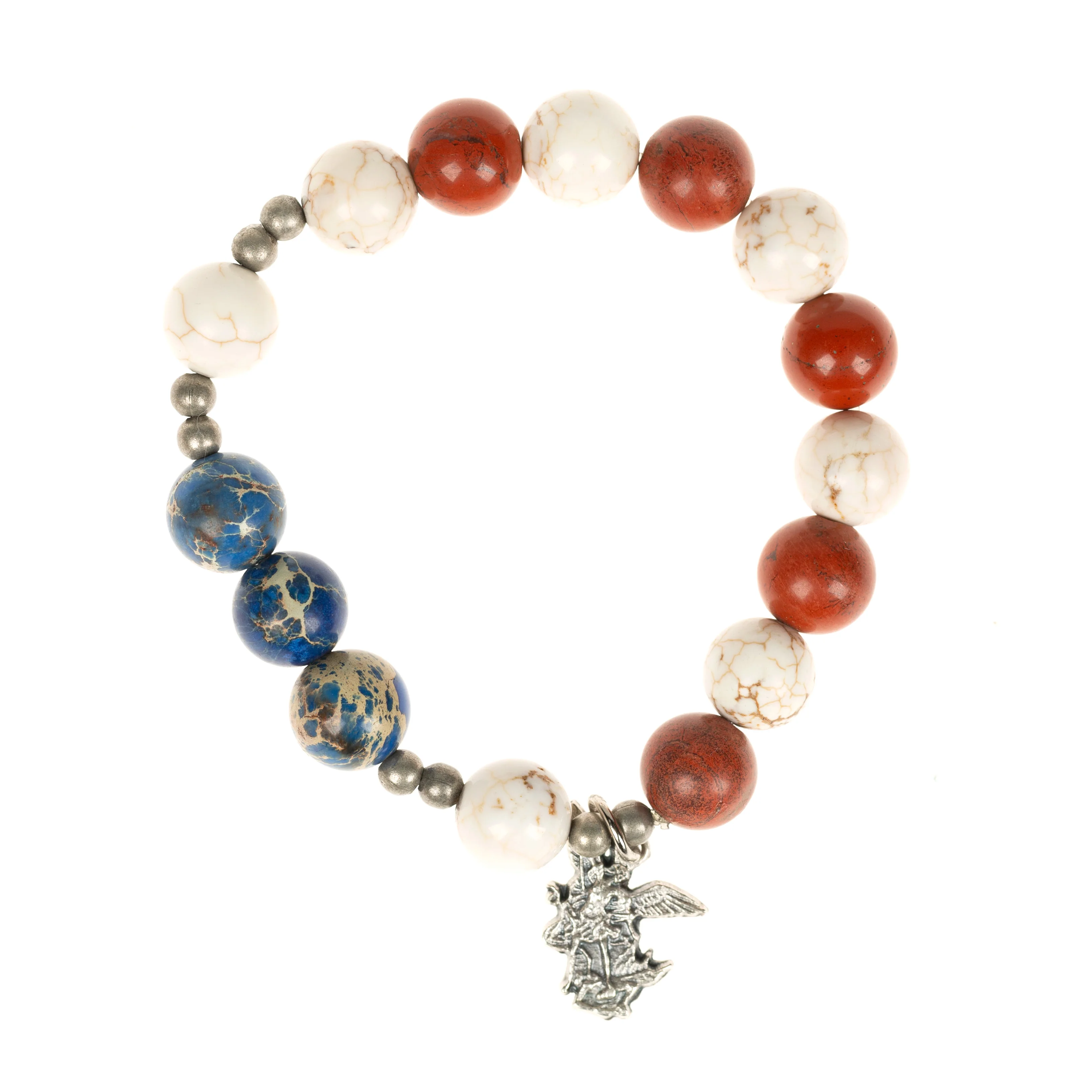 St. Michael America Rosary Bracelet - Image 4