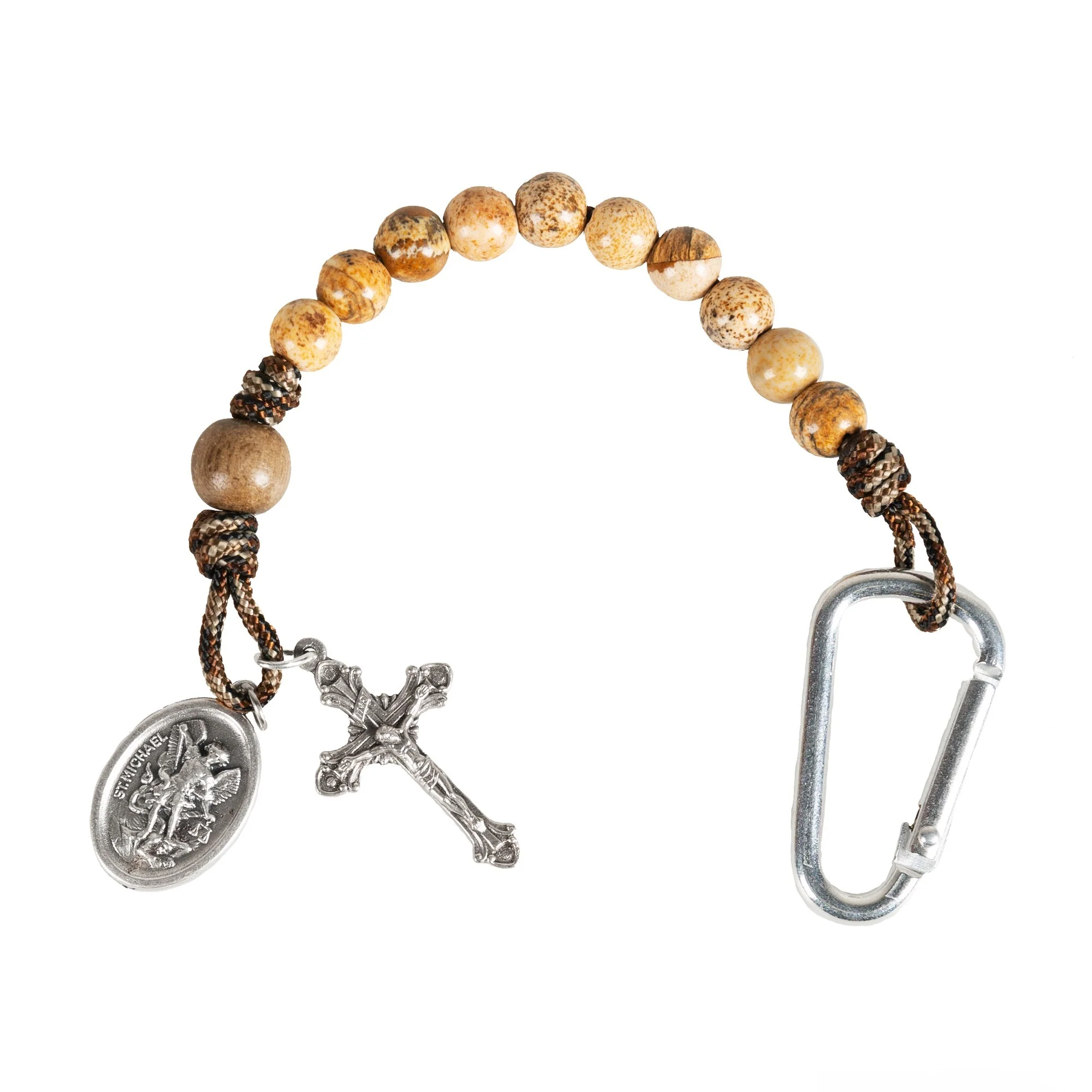 St. Michael Brave Beads Paracord Tenner Rosary