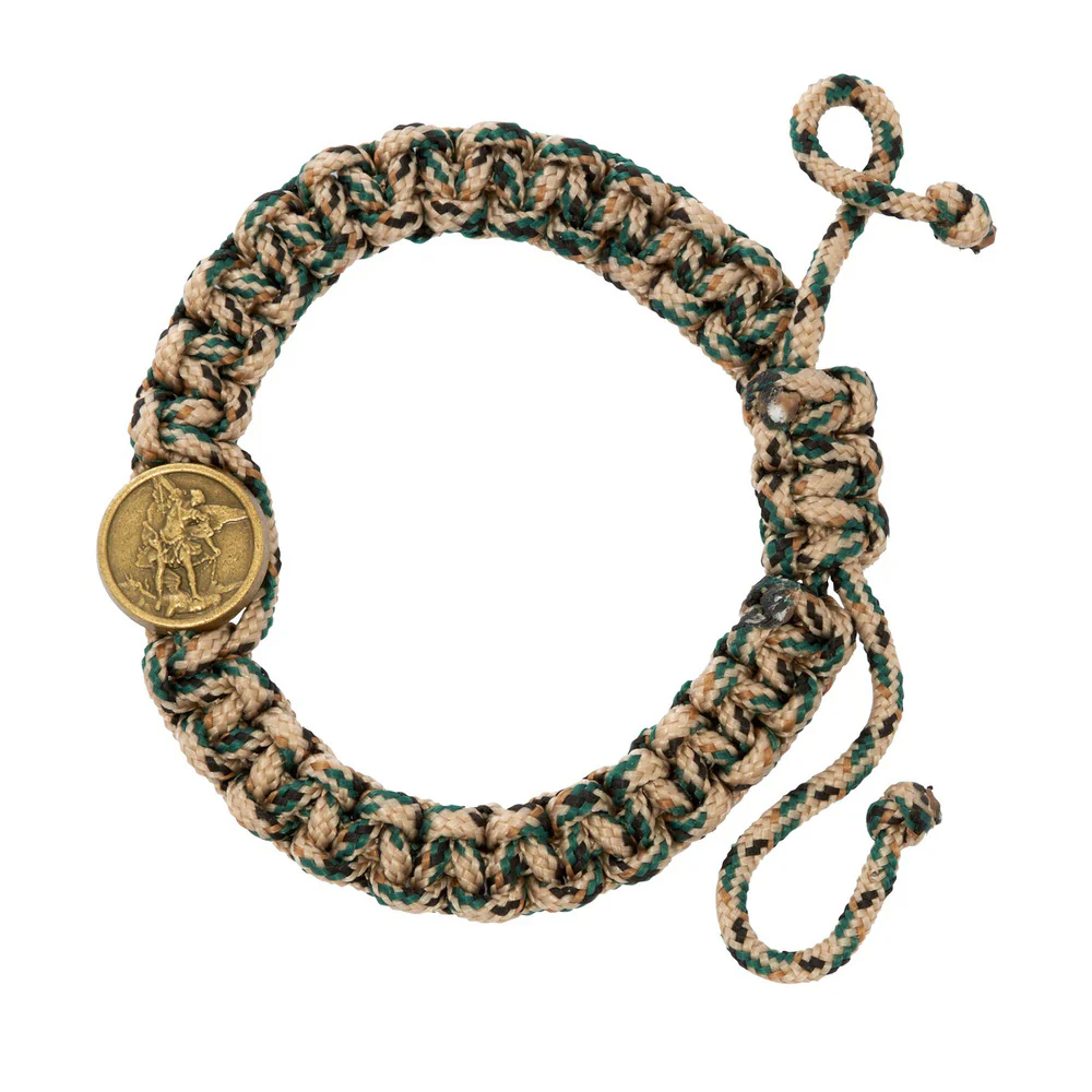 St. Michael Camo Paracord Bracelet
