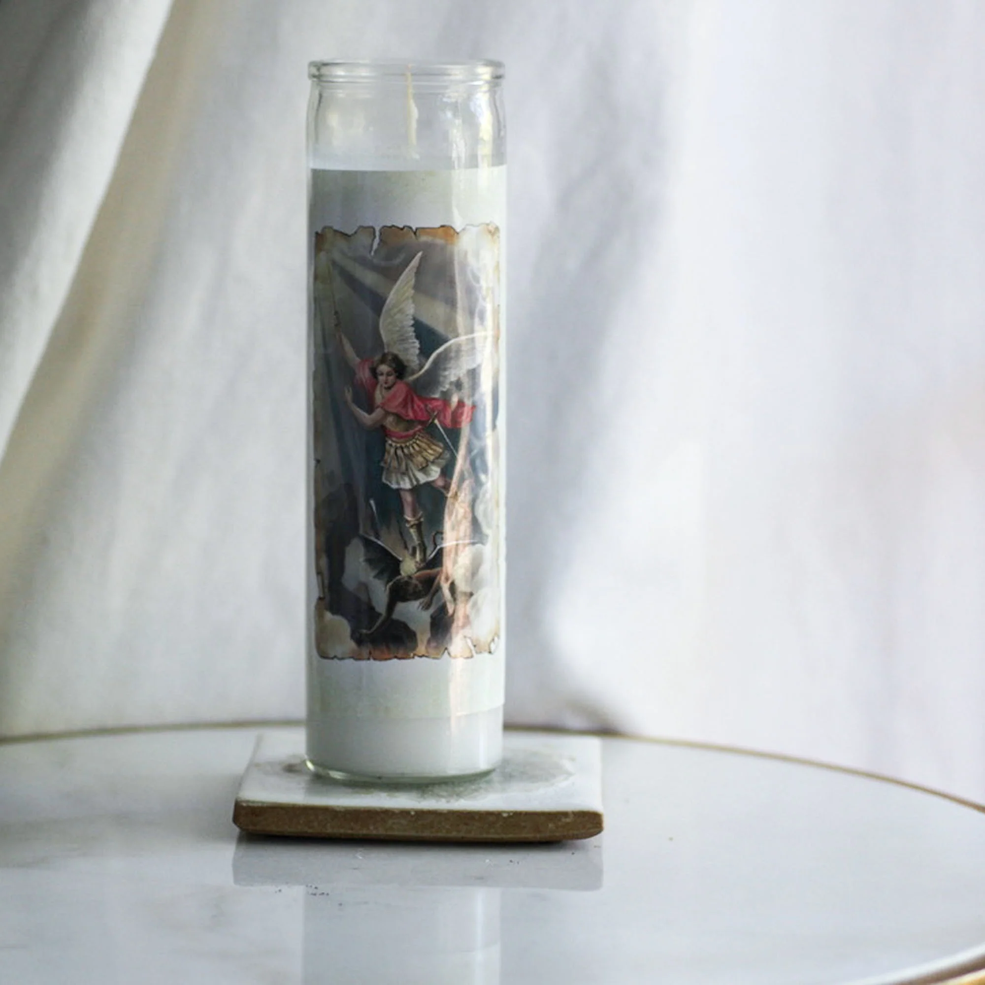 St. Michael Catholic Candle - Image 2