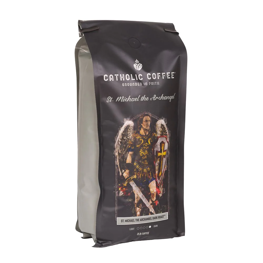 St. Michael Dark Roast Coffee - 2 lb. Bag - Image 3