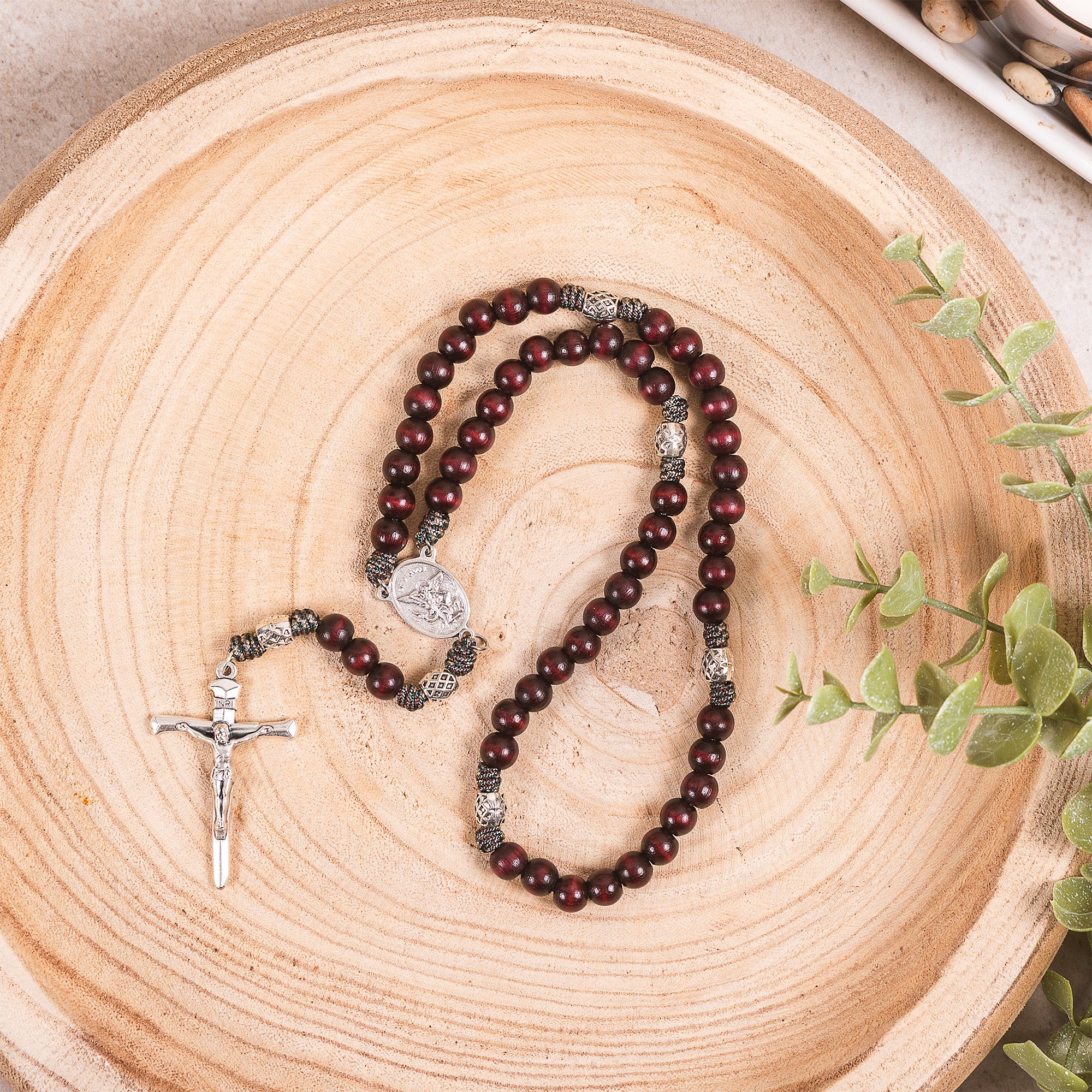 St. Michael Paracord Rosary - Image 4