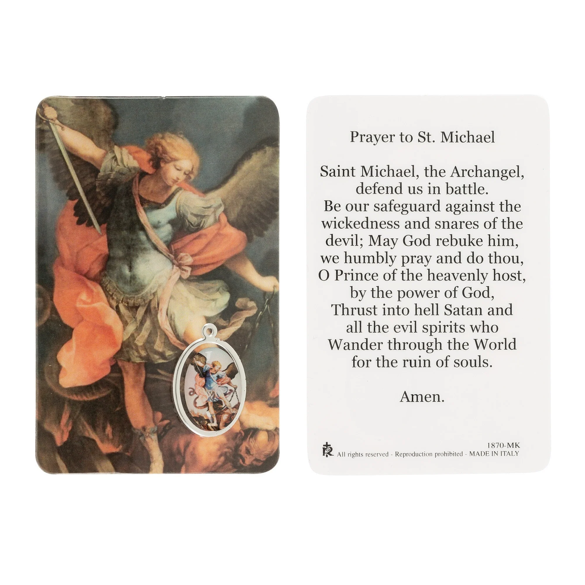 St. Michael Rosary & Medal Set - Image 2